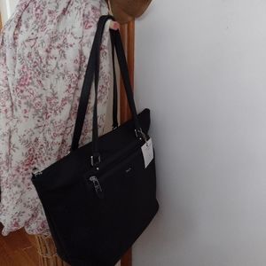 Black Nylon Ralph Lauren Tote